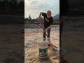 Is it okay to screen the sand like this Convenient
