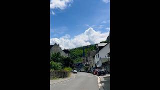 Driving on Koblenzer Street to Bacharach Germany