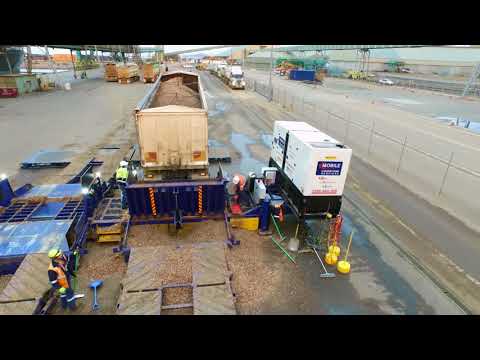 Shiploading Mobile Conveyors - Wood Chip Esperance