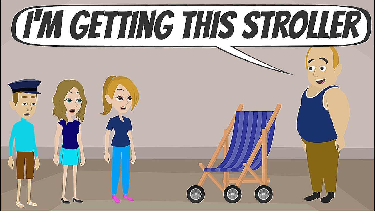 Big Baby Tom Wants a Stroller from Walmart