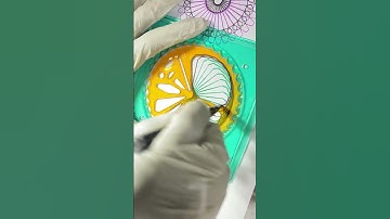 Spirograph ruler design ASMR Satisfying #shorts #ytshorts #short