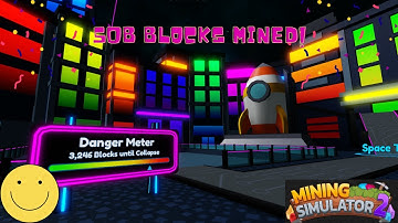 Roblox| Mining Simulator 2 I mined 50B blocks total!