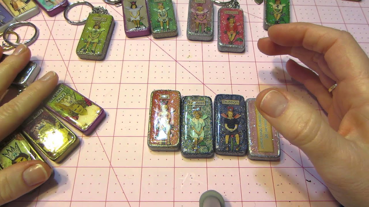 Altered Domino Keychains - YouTube