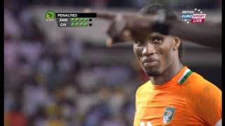 Zambia VS Ivory coast, Final 2012 ALL PENALTY KICKS