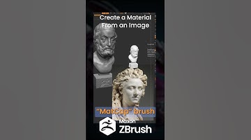 Create a Material from an Image in ZBrush using MatCap 2.5D brush