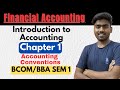 Accounting Conventions Financial Accounting Chapter 1 for BCOM P/H BBA