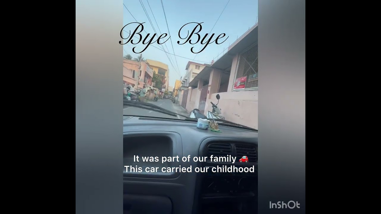 Not just a car… a box full of memories 💔🚗”   Upgrade in life, emotions stay same 🥹”