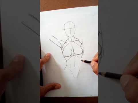 Como desenhar corpo. Proporção feminina