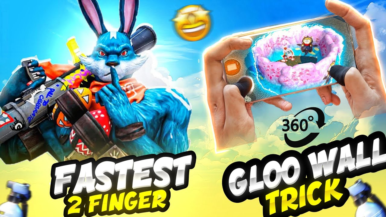 FASTEST Gloo Wall Trick with [2 FINGER ONLY]– Free Fire Tutorial!