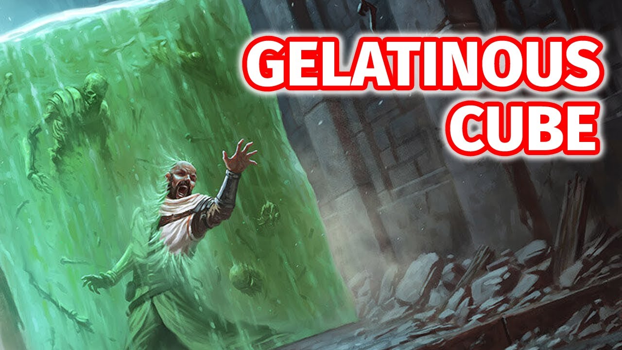 Iconic D&D Monsters Gelatinous Cube Dungeons & Dragons Lore dnd