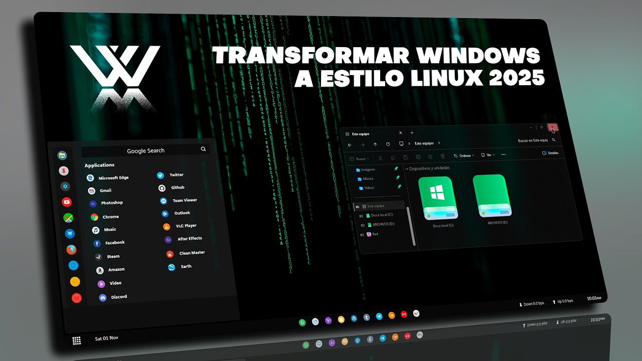 TRANSFORMAR WINDOWS 10/11 EN LINUX 2025 - YouTube