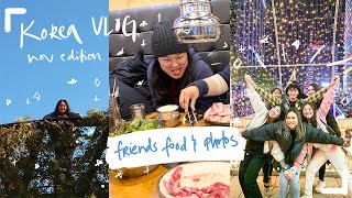 korea diaries | a few days in the life of an exchange student in korea (november vlog part 1)
