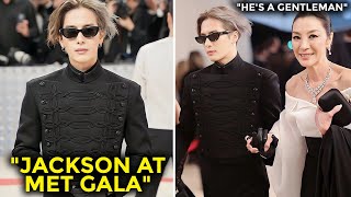 Jackson Wang Rocks Karl Lagerfeld's Signature Look at Met Gala 2023