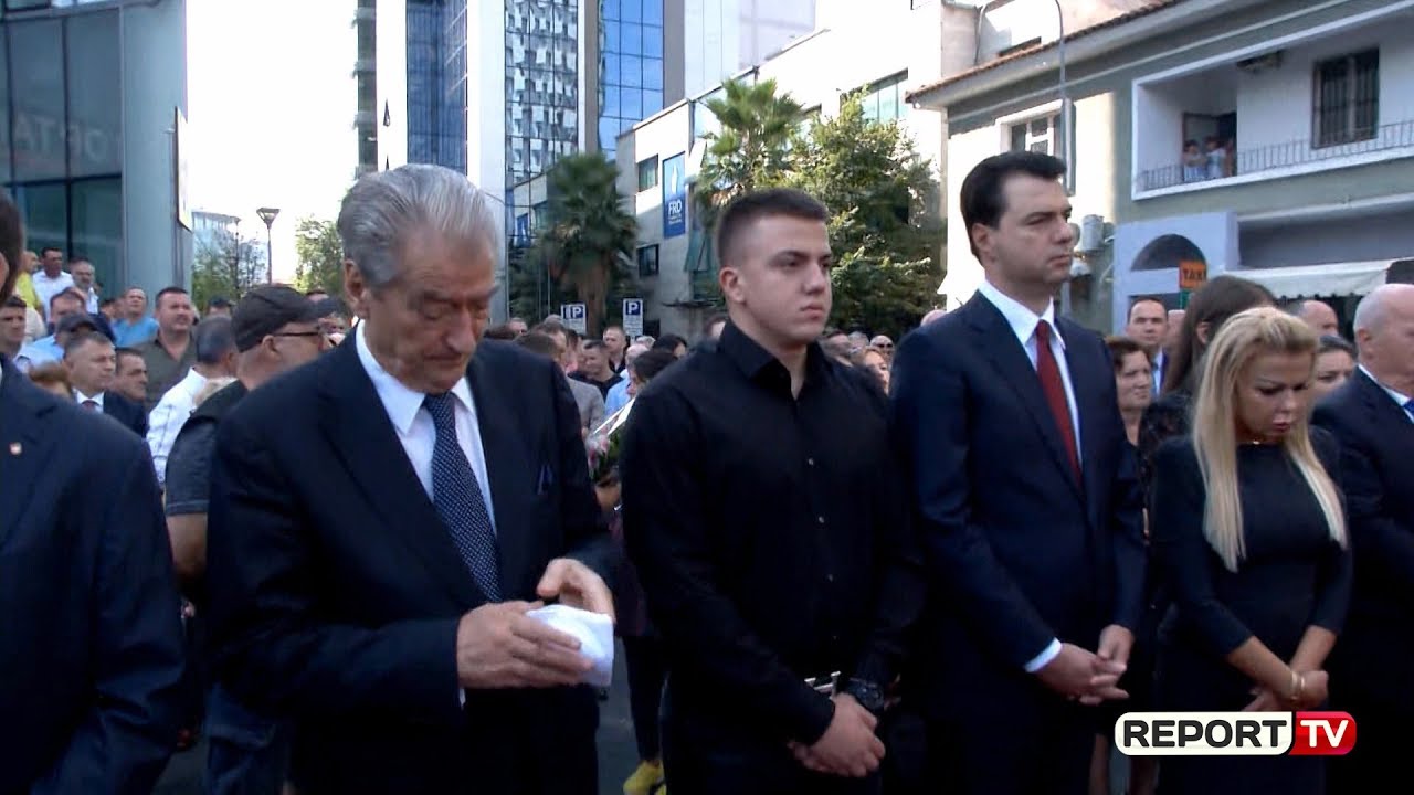 shqiptare meaning Homazhet tek memoriali i Azem Hajdarit/ Përlotet ish-lideri i PD, Sali Berisha