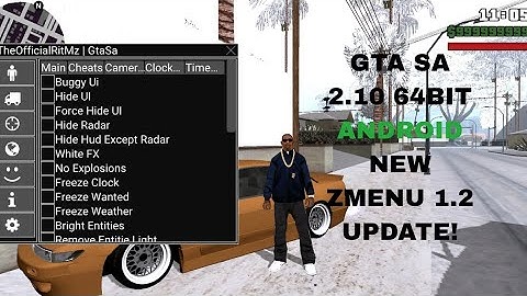 GtaSa 64BIT - NEW ZMENU 1.2 UPDATE!