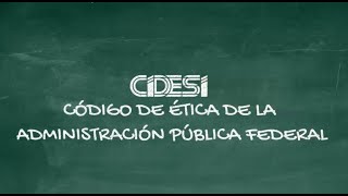 Código De Ética De La Administración Pública Federal