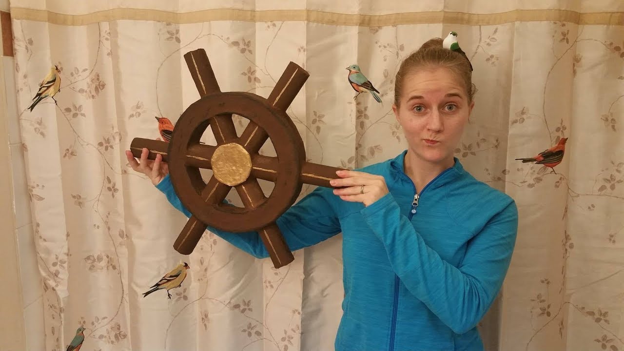 How to Make a Ship Wheel Prop - YouTube