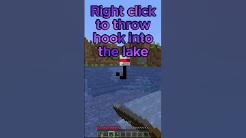 How to catch fish in minecraft #shorts #minecraft #gaming