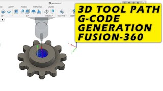 How to generate 3D Tool path & G-code in Fusion 360 for CNC router machine