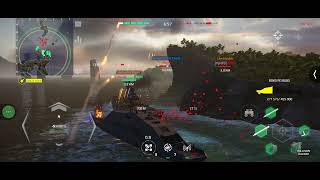 ROKS FD 8000 Premium Ship Old City Map Tactics Rank Mode Gameplay - Modern Warships  screenshot 3