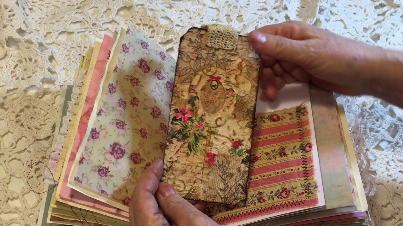 Shabby Chic RD Vintage Journal - YouTube