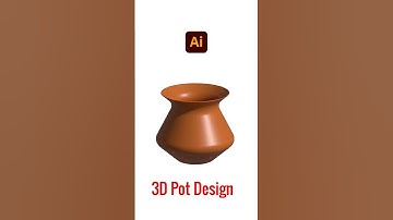 3D Pot Design Tutorial in Adobe Illustrator | Step-by-Step Vector Artwork