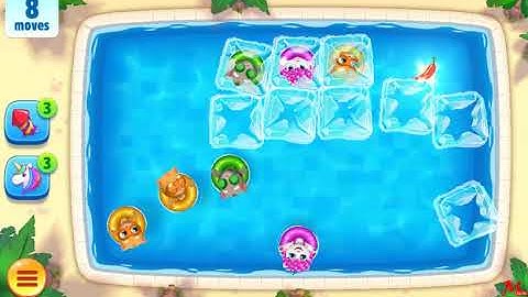 Talking Tom Pool Level 34 - Walkthrough