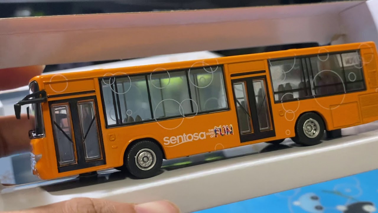 Sentosa Bus Model Sentosa Bus Diecast Review! - YouTube