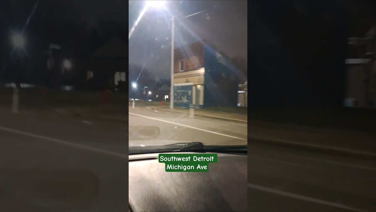 Late Friday Night Michigan Ave Southwest Detroit Hood Rolling 