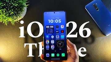 HyperOS iOS Style Theme For Any Xiaomi Devices | iOS Dark Theme | #hyperos #ios26