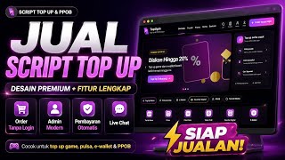GRATIS Script Top Up & PPOB Premium Siap Jual 🔥 Admin Modern + Order Tanpa Login screenshot 4