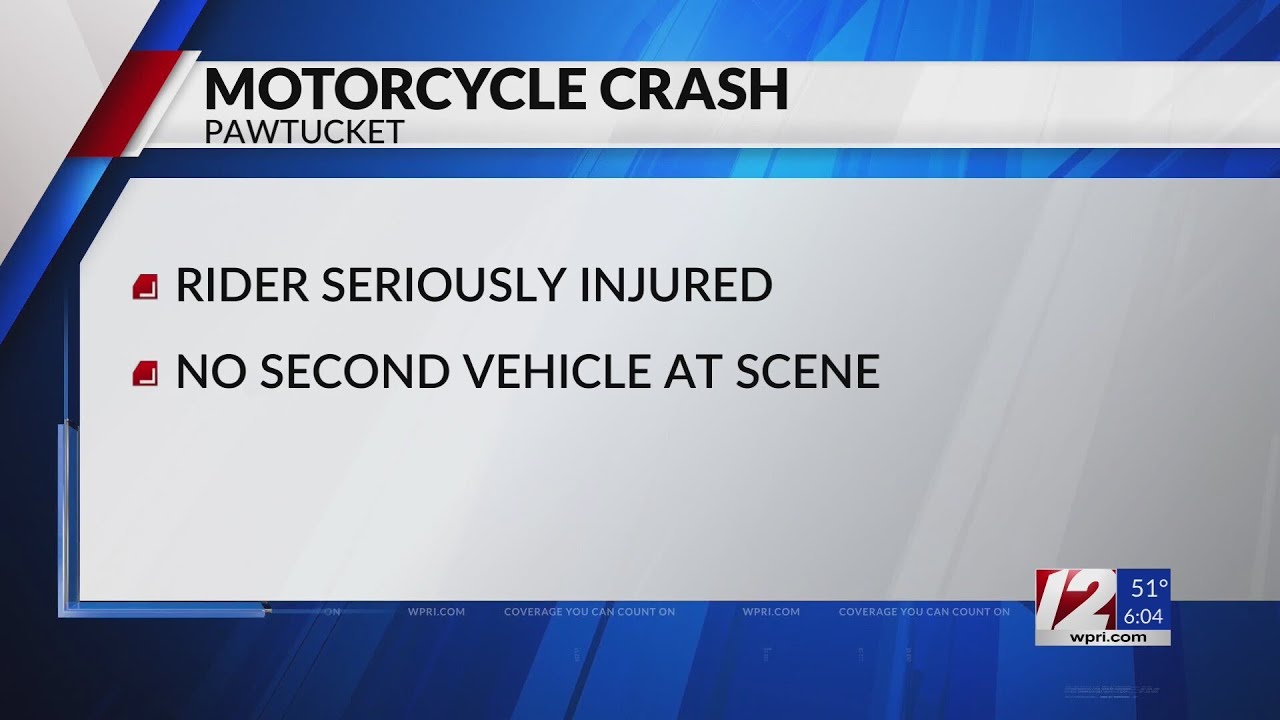 Motorcyclist seriously injured after crash on I-95 in Pawtucket - YouTube