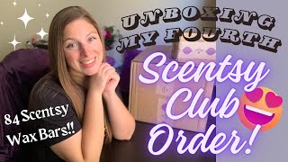 Unboxing 84 Scentsy Wax Bars 😍 Fourth Scentsy Club Order!