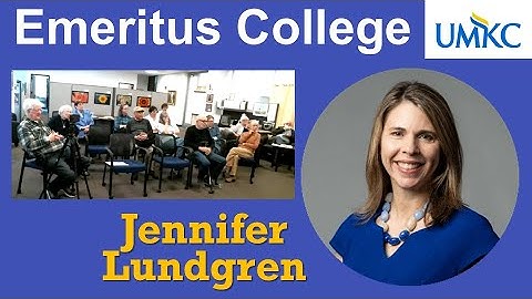 Conversation of UMKC Provost Lundgren with UMKC Emeriti