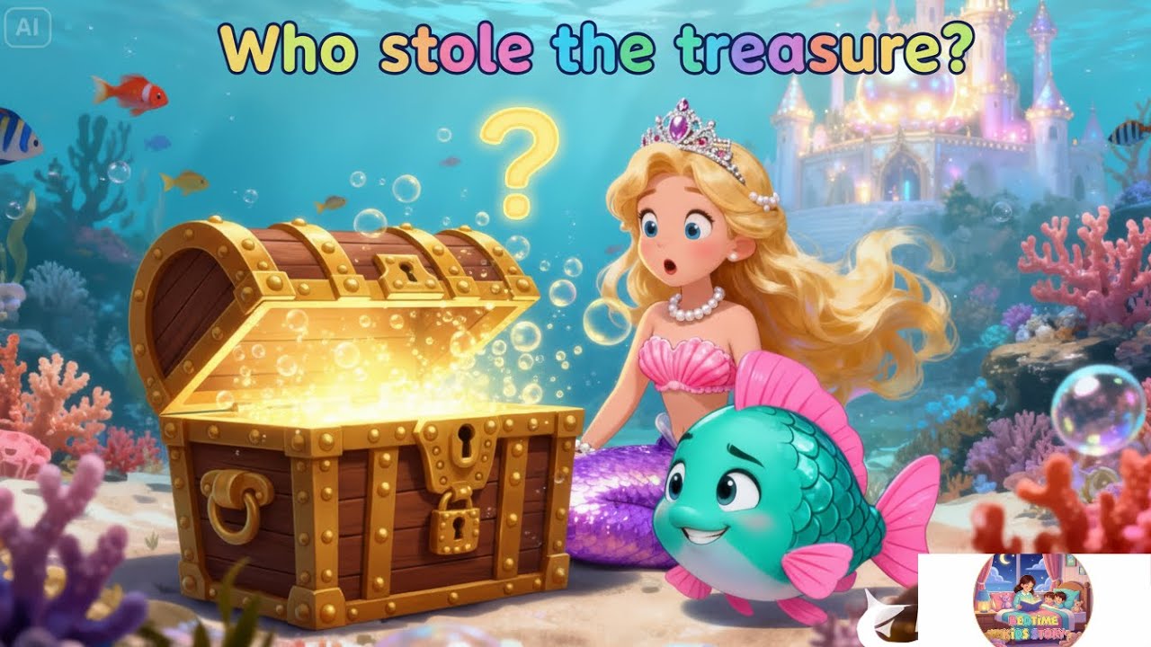 أجمل الحكايات "من سرق كنز الأميرة إيلا؟ 🧜‍♀️🐠"الحلقة1