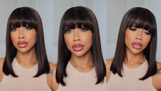 A STUNNER😍HIGHLIGHT WITH BANGS BOB! NO GLUE! NO GEL! IT’S GLUELESS SIS - ft Myfirstwig by Crowned K 1,095 views 2 months ago 5 minutes, 55 seconds