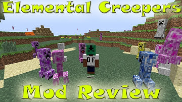 Elemental Creepers Mod for Minecraft [1.5.1]