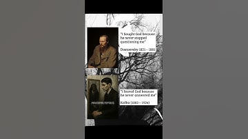 Dostoevsky vs Kafka on Faith God or a Silent God? #kafka #shorts