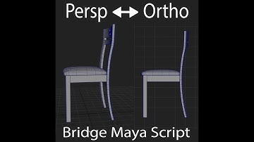 Perspective to Orthographic View Bridge Hotkey Script for Maya