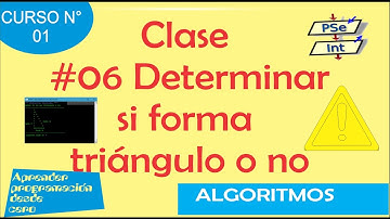06. Determinar si forma triangulo o no