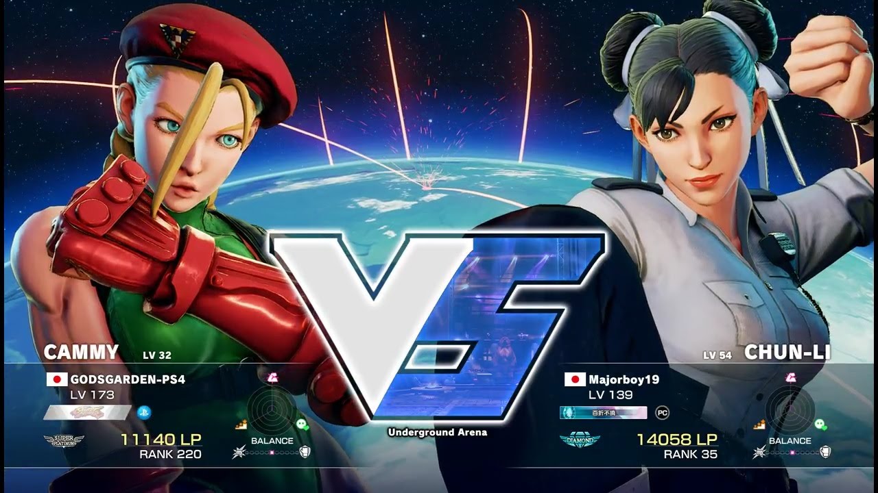Kazunoko (Cammy) vs Majorboy19 (Chun Li) [sf5] かずのこ