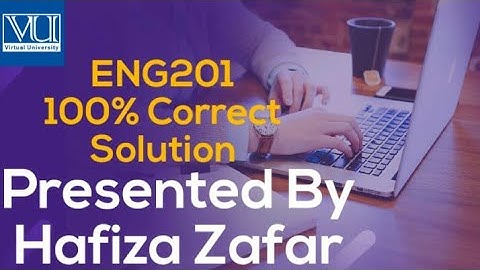 English 201 Assignment #1 .Fall 2021 correct solution by Hafiza zafar.