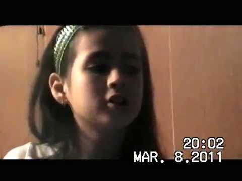 "Hurt" by Christina Aguilera (11 years old known a...