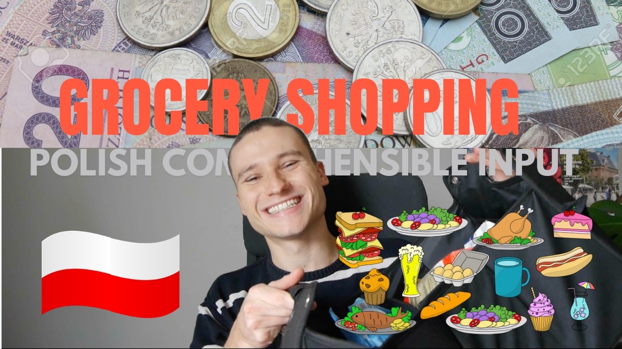 Grocery Shopping in Poland 🇵🇱 | Comprehensible Input Polish (With Prices)