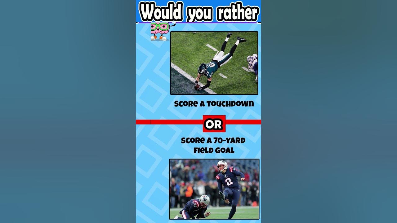 Would You Rather NFL edition Superbowl LVII shorts wouldyourather 