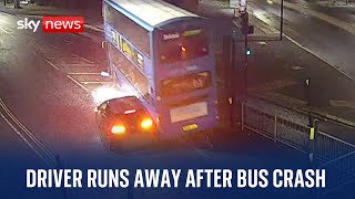 Bristol: Driver runs away after colliding with bus screenshot 5