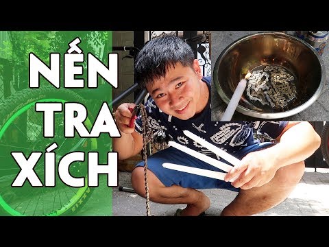 Video Dùng nến để bôi trơn dây xích xe - Bạn đã thử chưa? - youtube