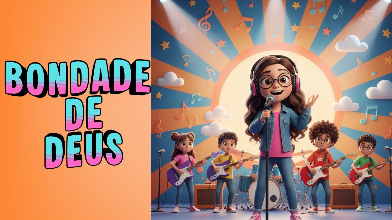 BONDADE DE DEUS/GOODNESS OF GOD- VERSÃO LOUVOR KIDS