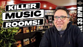 Reacting to more of your music rooms | VINYL DENS on Channel 33 RPM