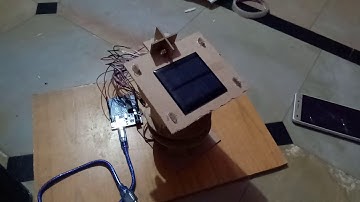 Dual axis solar tracker using arduino uno